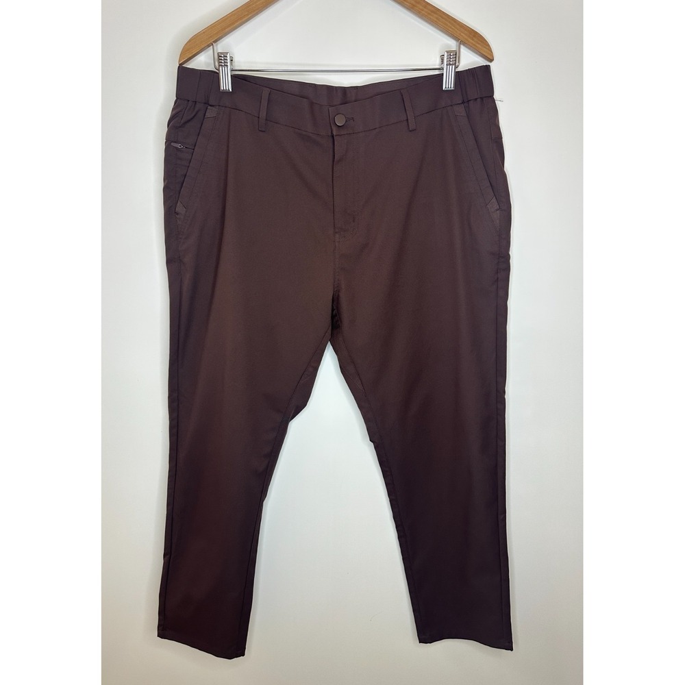 Jack Archer Jetsetter Tech Pant Slim Fit 35 x 28 Chocolate Brown Performance - Picture 10 of 10